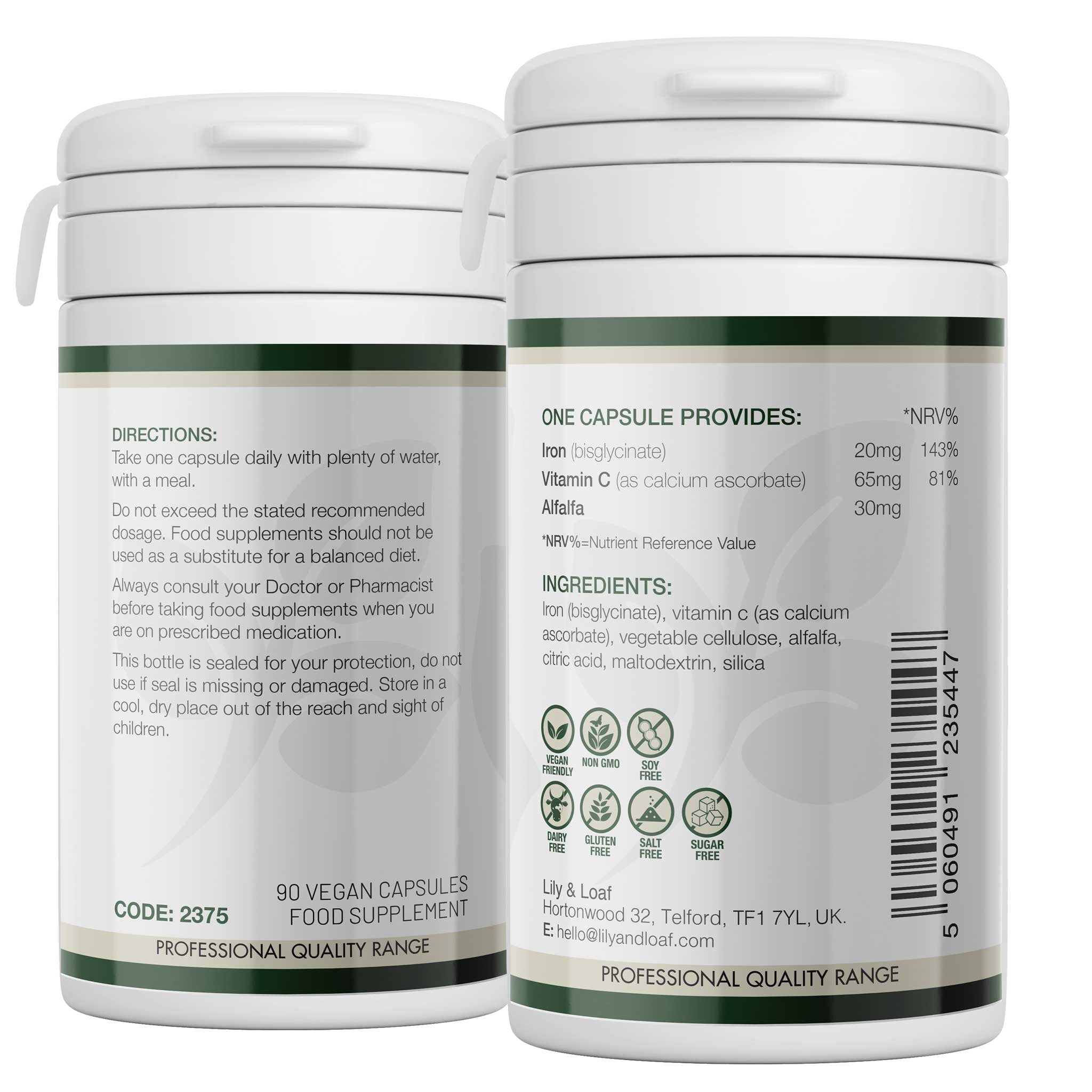 Iron 20mg with Vitamin C