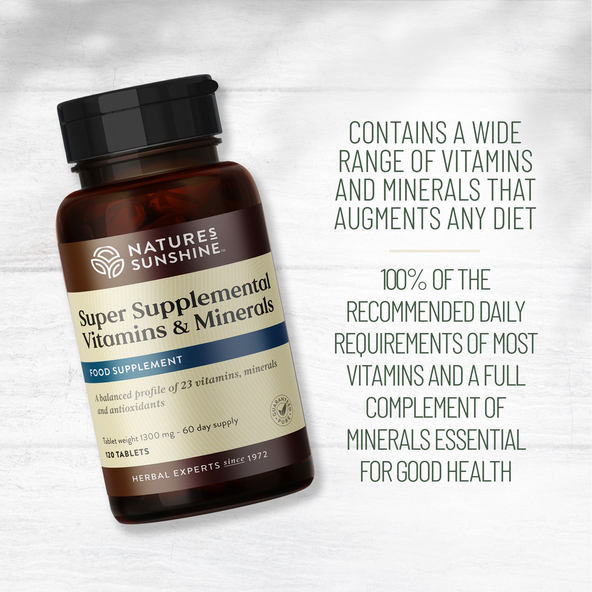 Super Supplemental Vitamins & Minerals