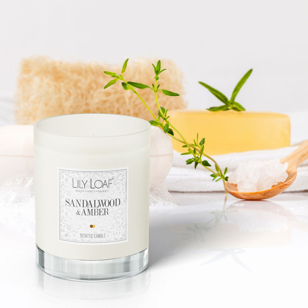 Sandalwood & Amber Soy Wax Candle