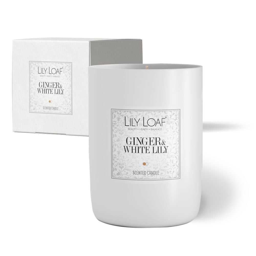 Ginger & White Lily Soy Wax Candle