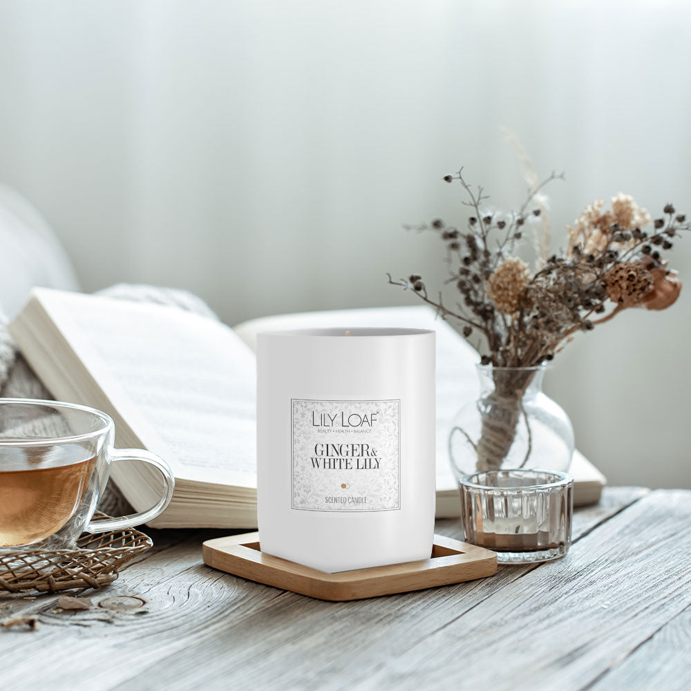 Ginger & White Lily Soy Wax Candle