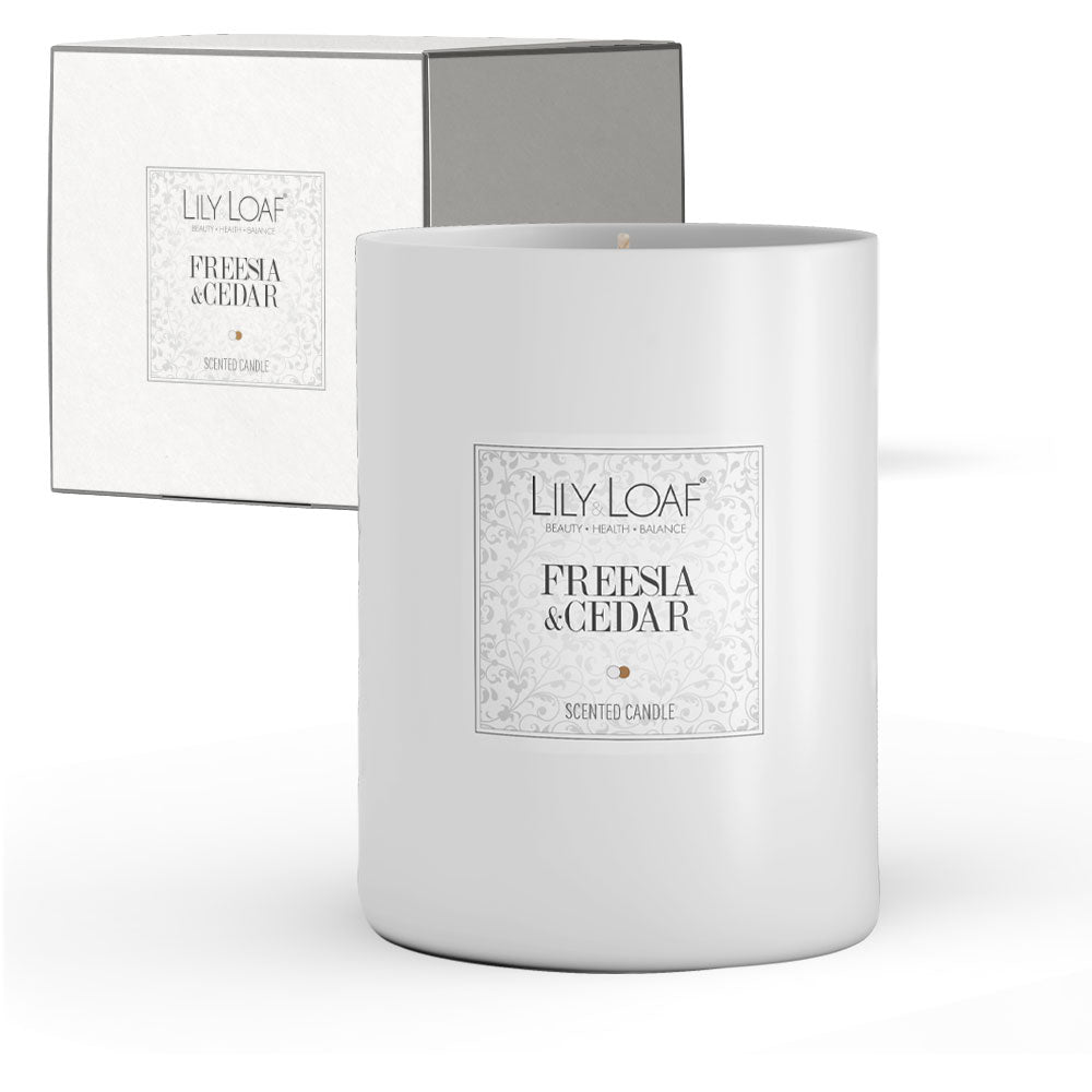 Freesia & Cedar Soy Wax Candle
