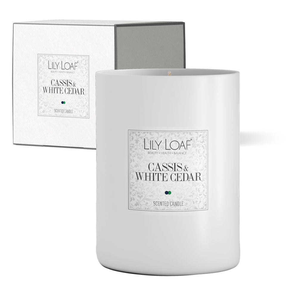 Cassis & White Cedar Soy Wax Candle