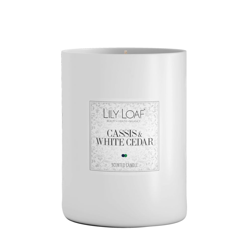 Cassis & White Cedar Soy Wax Candle