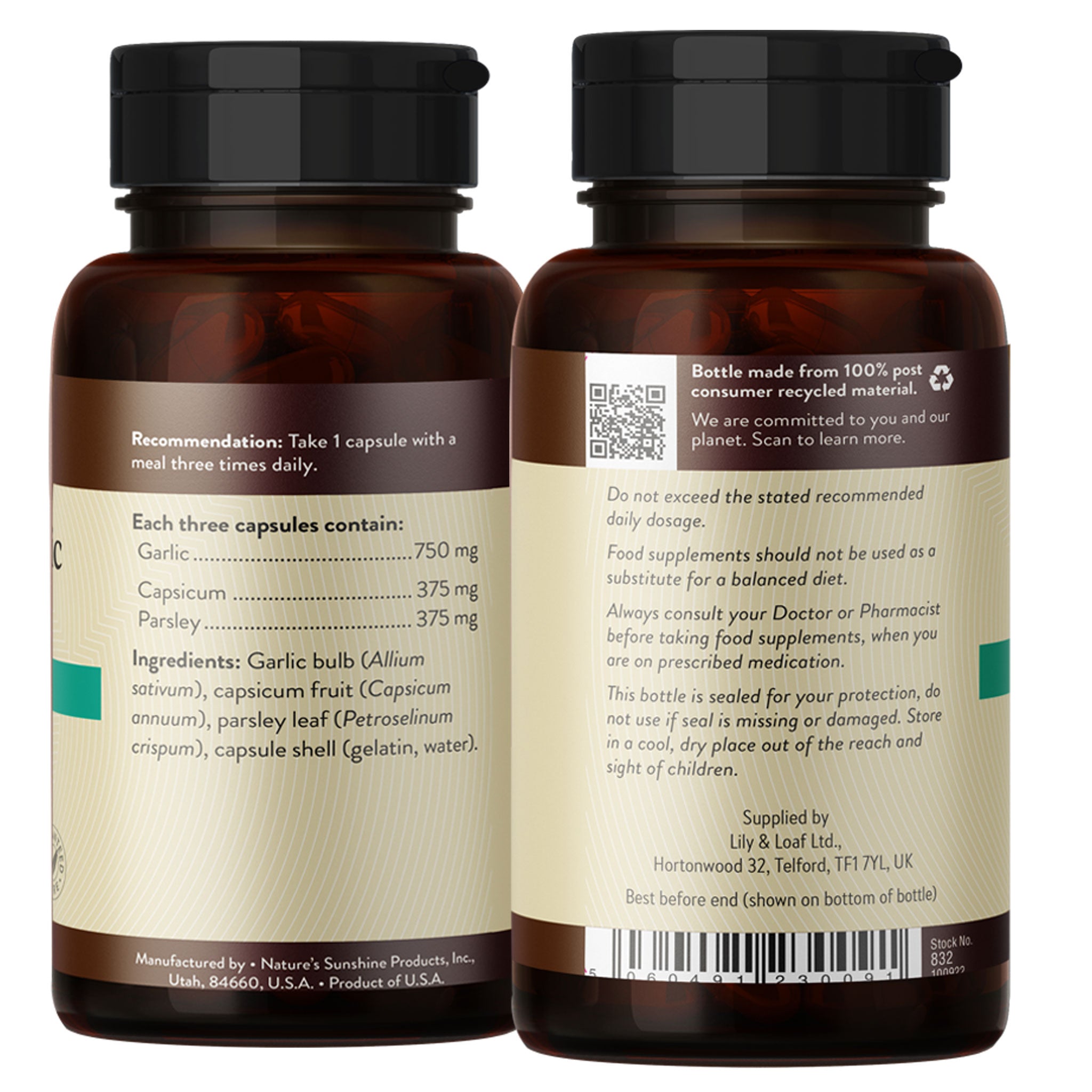 Capsicum and Garlic with Parsley