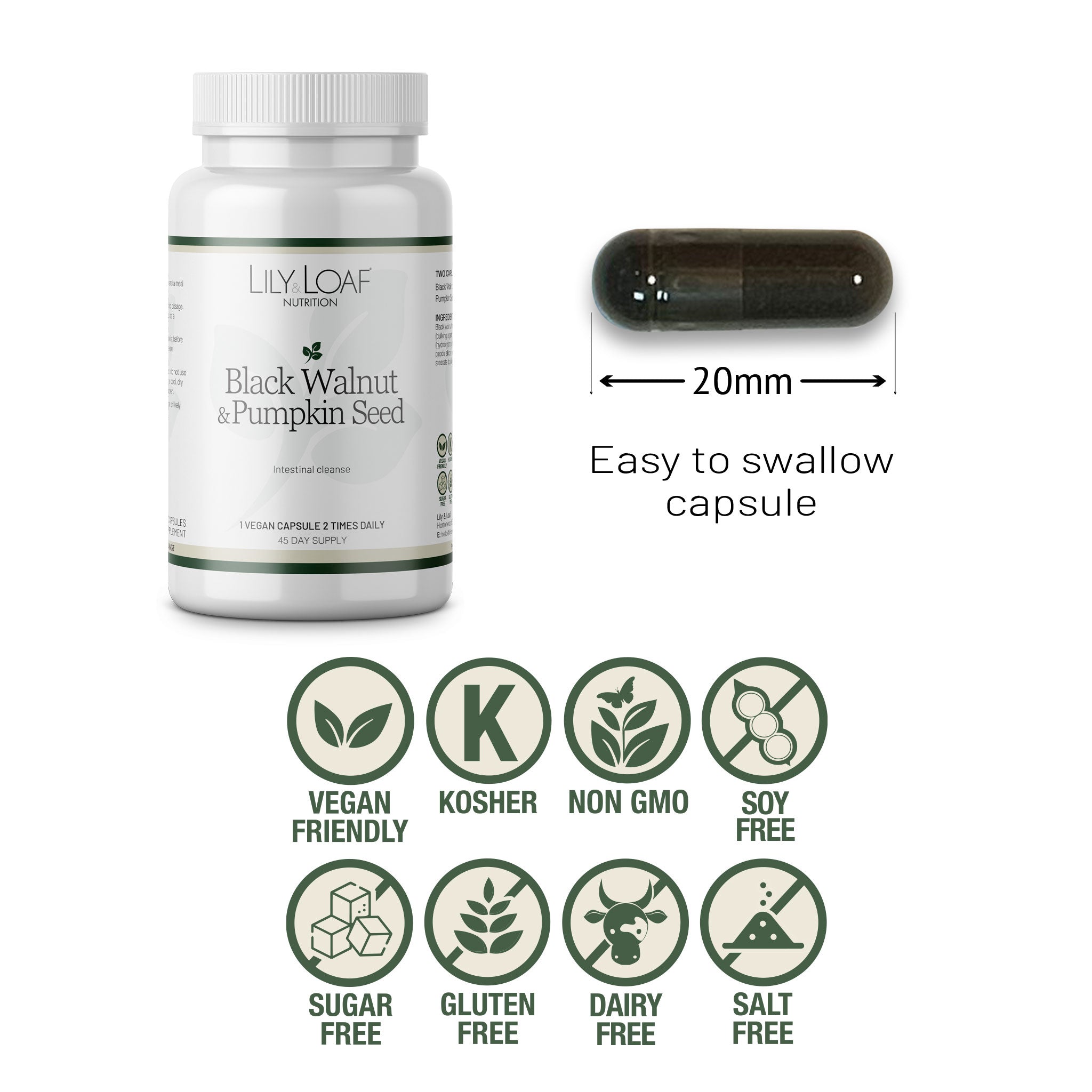 Black Walnut & Pumpkin Seed Intestinal Cleanse