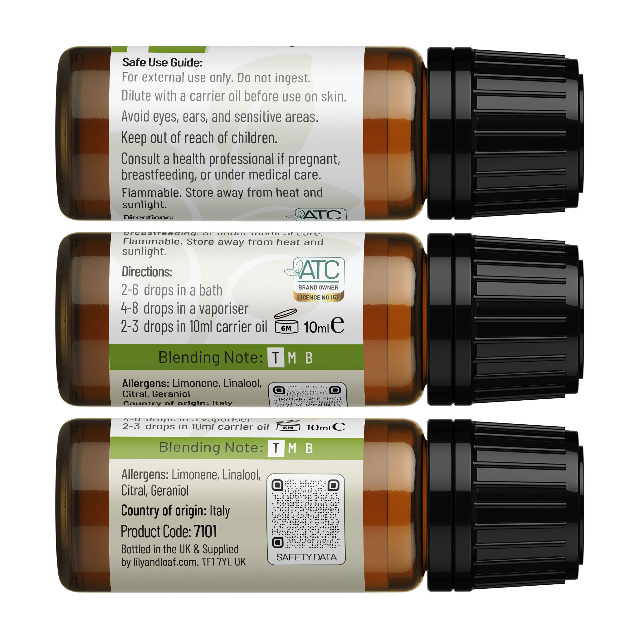 Bergamot Organic Essential Oil